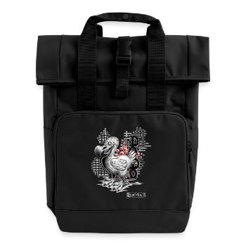 DODO 2022 - Rolltop Rucksack mit zwei Griffen - Schwarz - Vorne