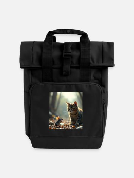 Didimaus69 - Rolltop Rucksack mit zwei Griffen - Schwarz
