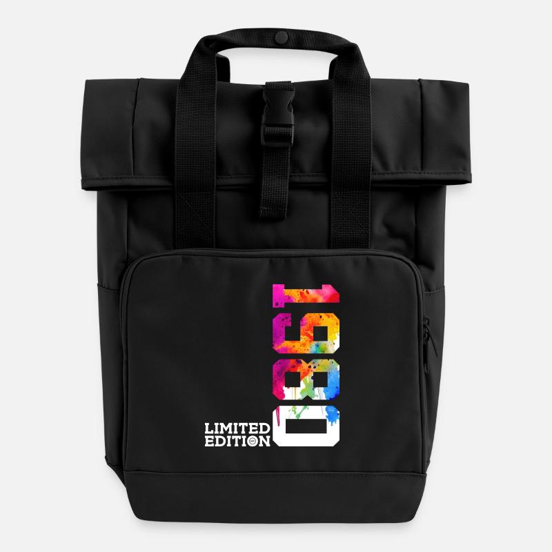 46E ANNIVERSAIRE ÉDITION LIMITÉE 1980 - Sac à dos Roll Top à deux anses - noir