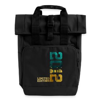 14TH BIRTHDAY LIMITED EDITION 2012 - Roll Top Backpack with Two Handles - black - Front