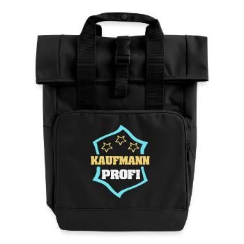 Job Businessman - Roll Top Backpack with Two Handles - black - Front