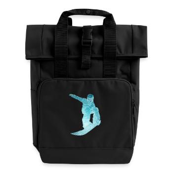 Planchistes de glace - Sac à dos Roll Top à deux anses - noir - Devant