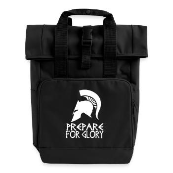 Sparta Préparation pour la gloire - Sac à dos Roll Top à deux anses - noir - Devant