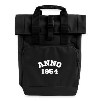 Anno 1954 Birthday Year of birth - Roll Top Backpack with Two Handles - black - Front