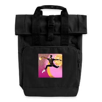La beauté du mouvement - Sac à dos Roll Top à deux anses - noir - Devant