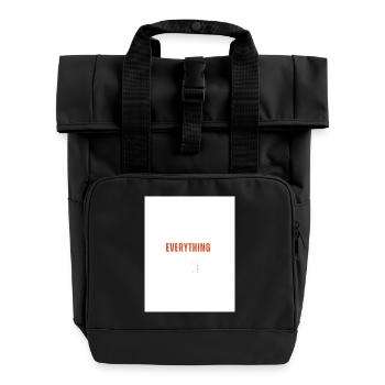 Déclaration de tout - Sac à dos Roll Top à deux anses - noir - Devant