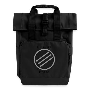 Front d’Eiserne - Drei Pfeile - Sac à dos Roll Top à deux anses - noir - Devant