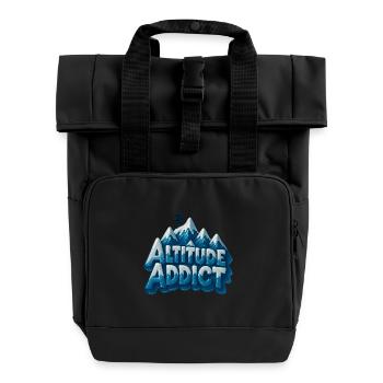 Altitude Addict - Rolltop Rucksack mit zwei Griffen - Schwarz - Vorne