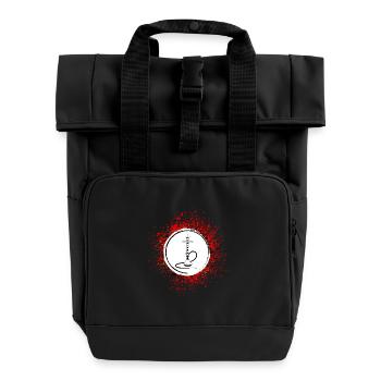 Bang Pipe à fumer - Sac à dos Roll Top à deux anses - noir - Devant