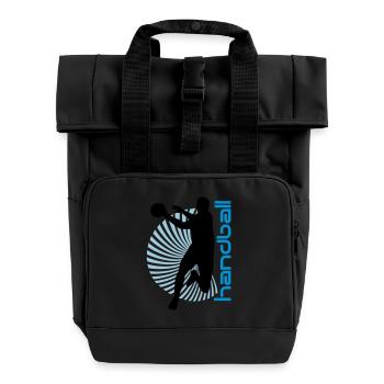 Spiral Handballer - Sac à dos Roll Top à deux anses - noir - Devant