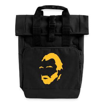 Vincent Van Gogh Beard - Rolltop Rucksack mit zwei Griffen - Schwarz - Vorne