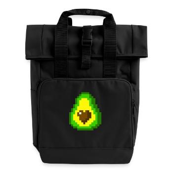 Avocat doux - Sac à dos Roll Top à deux anses - noir - Devant