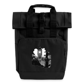 Big Ben - Rolltop Rucksack mit zwei Griffen - Schwarz - Vorne