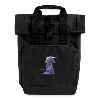 Chess Horse Modern – Conception abstraite des échecs - Sac à dos Roll Top à deux anses - noir - Devant
