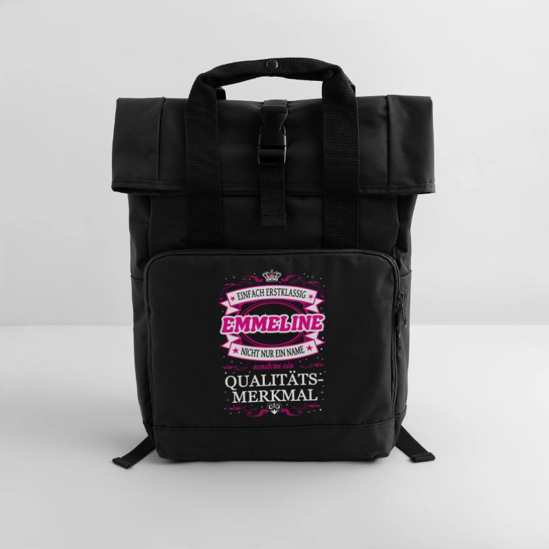 Quality feature Emmeline simply first-class Roll Top Backpack with Two Handles
