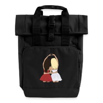 Meilleur ami - Sac à dos Roll Top à deux anses - noir - Devant