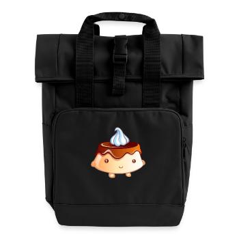 Arthur le flan.png - Sac à dos Roll Top à deux anses - noir - Devant