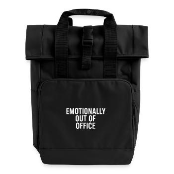 Hors du bureau (émotionnellement) - Sac à dos Roll Top à deux anses - noir - Devant