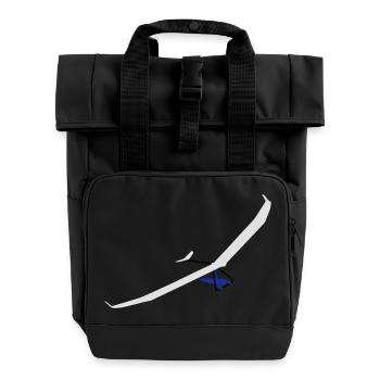 Hängegleiter Atos - Rolltop Rucksack mit zwei Griffen - Schwarz - Vorne