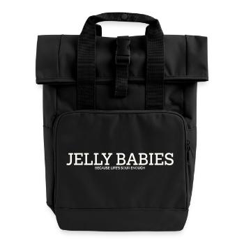 JELLY BABIES - PARCE QUE LA VIE EST ASSEZ AIGRE - Sac à dos Roll Top à deux anses - noir - Devant