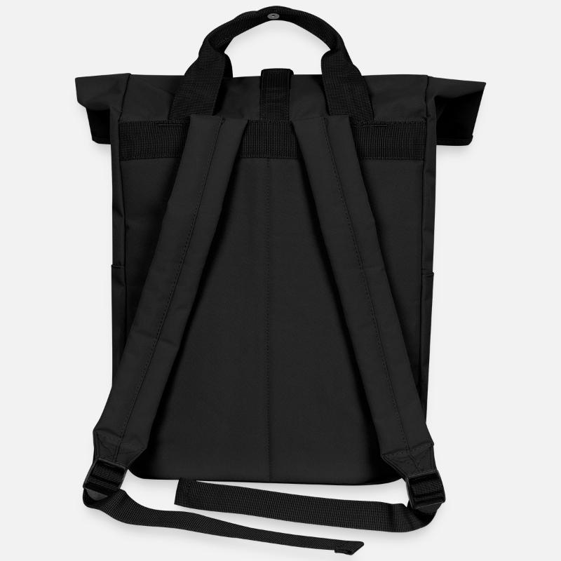 linux wheel Rolltop Rucksack mit zwei Griffen