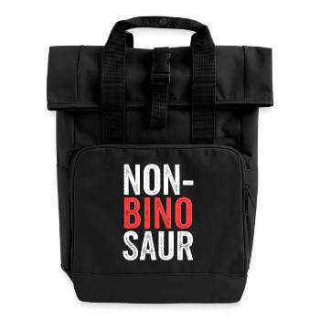 Non-Bino Saur 12 - Rolltop Rucksack mit zwei Griffen - Schwarz - Vorne