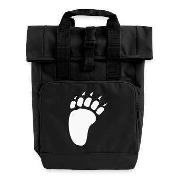 BEARFOOT - Rolltop Rucksack mit zwei Griffen - Schwarz - Vorne