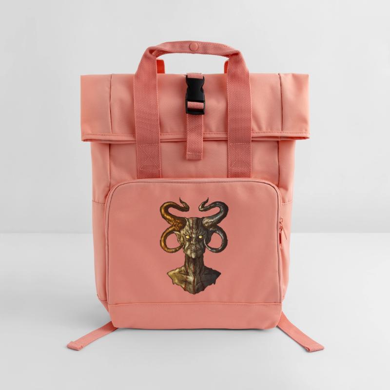 Devil 2 Roll Top Backpack with Two Handles
