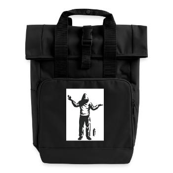 Pulvérisateur - Sac à dos Roll Top à deux anses - noir - Devant