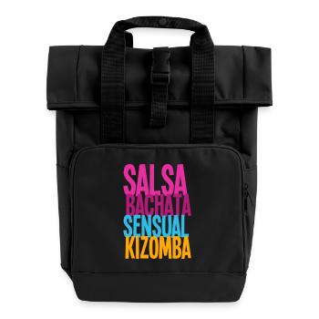 SALSA BACHATA SENSUAL Kizomba - Chemises de nuit - Sac à dos Roll Top à deux anses - noir - Devant