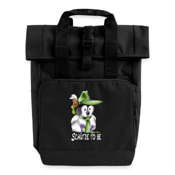 Schütze to be - Rolltop Rucksack mit zwei Griffen - Schwarz - Vorne
