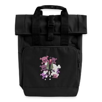 Emo Girl - Sac à dos Roll Top à deux anses - noir - Devant