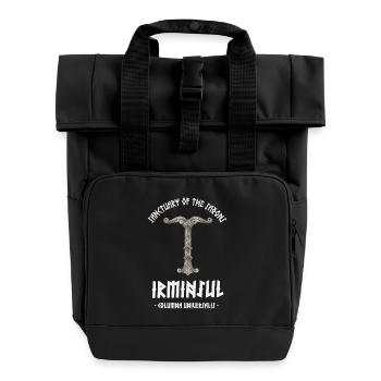Irminsul - Säule der Welt - Rolltop Rucksack mit zwei Griffen - Schwarz - Vorne