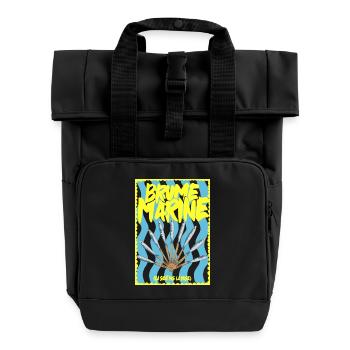 Brume Marine et  éventaile de sardines - Sac à dos Roll Top à deux anses - noir - Devant