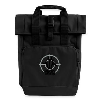 Power center - Roll Top Backpack with Two Handles - black - Front