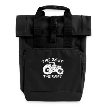 Tractor - Roll Top Backpack with Two Handles - black - Front