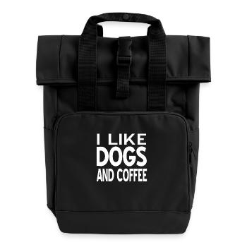 Canine - Sac à dos Roll Top à deux anses - noir - Devant