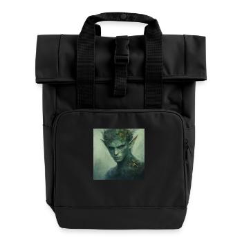 Elfe - Rolltop Rucksack mit zwei Griffen - Schwarz - Vorne
