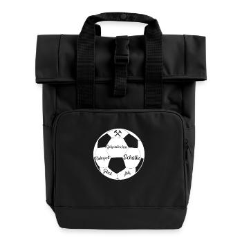 Soccerball Gelsenkirchen - Rolltop Rucksack mit zwei Griffen - Schwarz - Vorne
