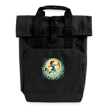 Sagittaire - Sac à dos Roll Top à deux anses - noir - Devant