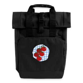 Tomates - Sac à dos Roll Top à deux anses - noir - Devant