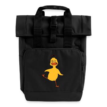 Drunken Duck - Sac à dos Roll Top à deux anses - noir - Devant