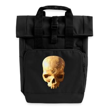 Fond de crâne - Sac à dos Roll Top à deux anses - noir - Devant