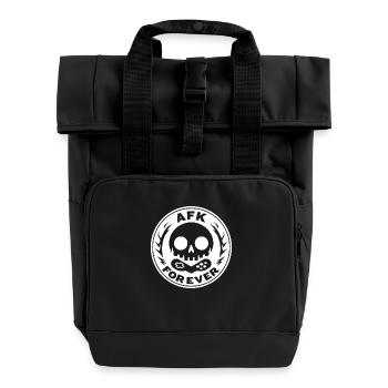 AFK Forever - Roll Top Backpack with Two Handles - black - Front