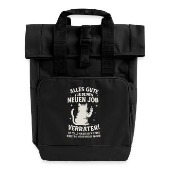 Collègues Adieu Collègue Changement de poste - Sac à dos Roll Top à deux anses - noir - Devant