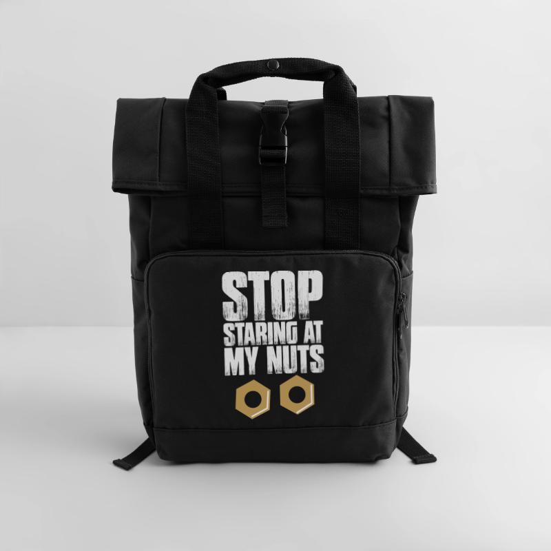  Scaffolding Builder Platform Constructio Scaffold Roll Top Backpack with Two Handles