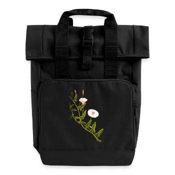 herbes thym romarin persil origan aneth - Sac à dos Roll Top à deux anses - noir - Devant