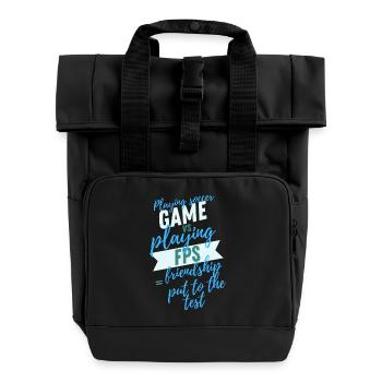 Art du jeu - Sac à dos Roll Top à deux anses - noir - Devant