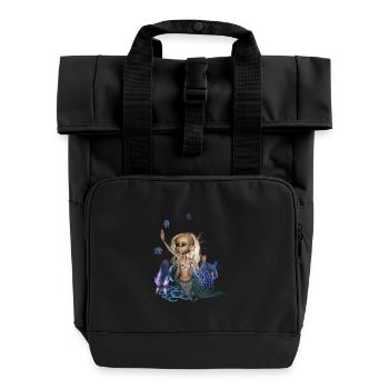 Douce petite sirène - Sac à dos Roll Top à deux anses - noir - Devant