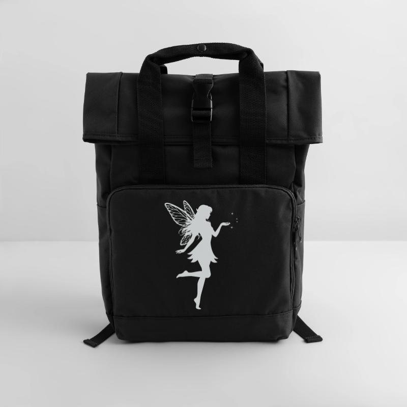 Elfe Fée Sac à dos Roll Top à deux anses